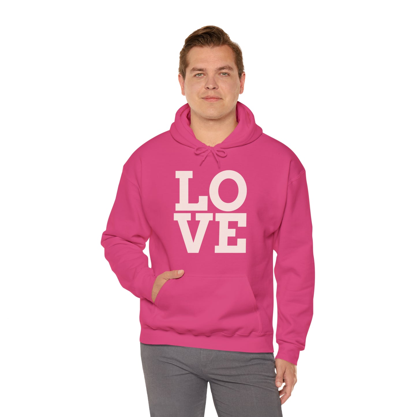 Unisex Heavy Blend™  LOVE Hooded Sweatshirt