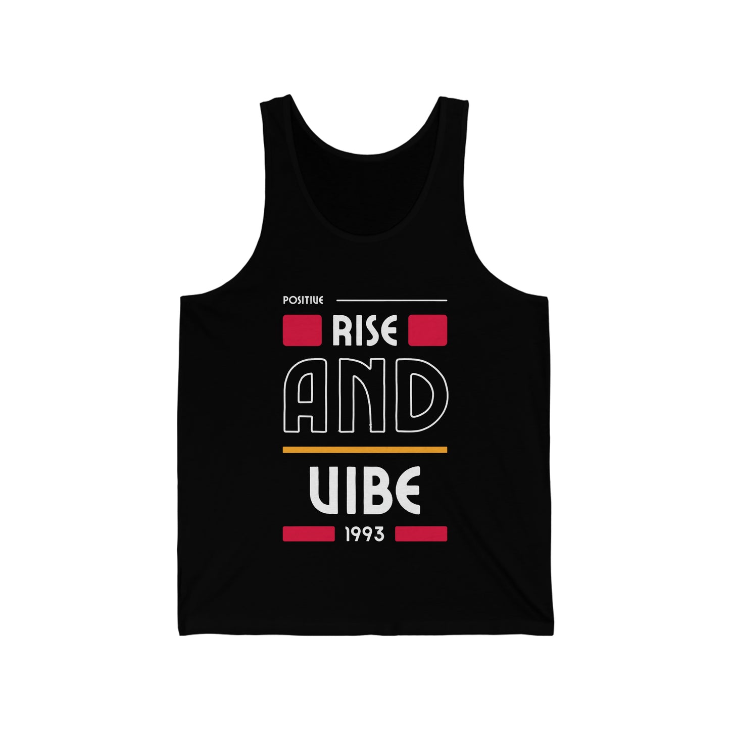 Unisex RISE AND VIBE 1993 Jersey Tank