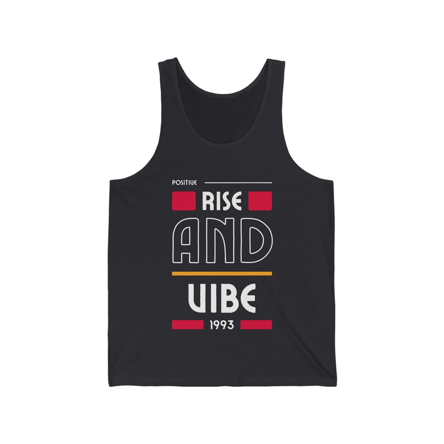 Unisex RISE AND VIBE 1993 Jersey Tank