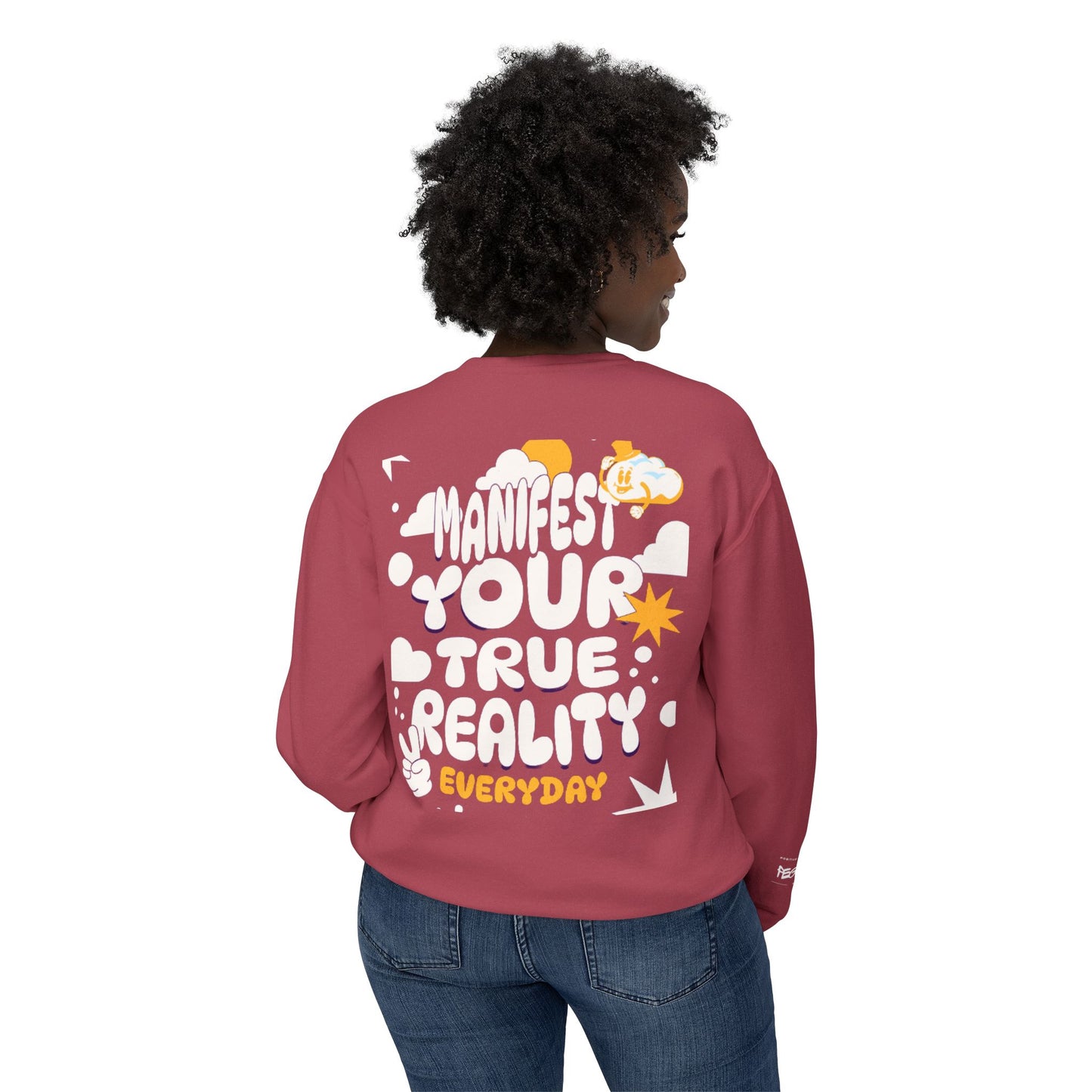 MANIFEST Unisex Lightweight Crewneck Sweatshirt