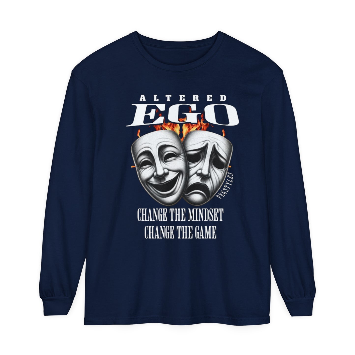 ALTERED EGO Unisex Garment-dyed Long Sleeve T-Shirt