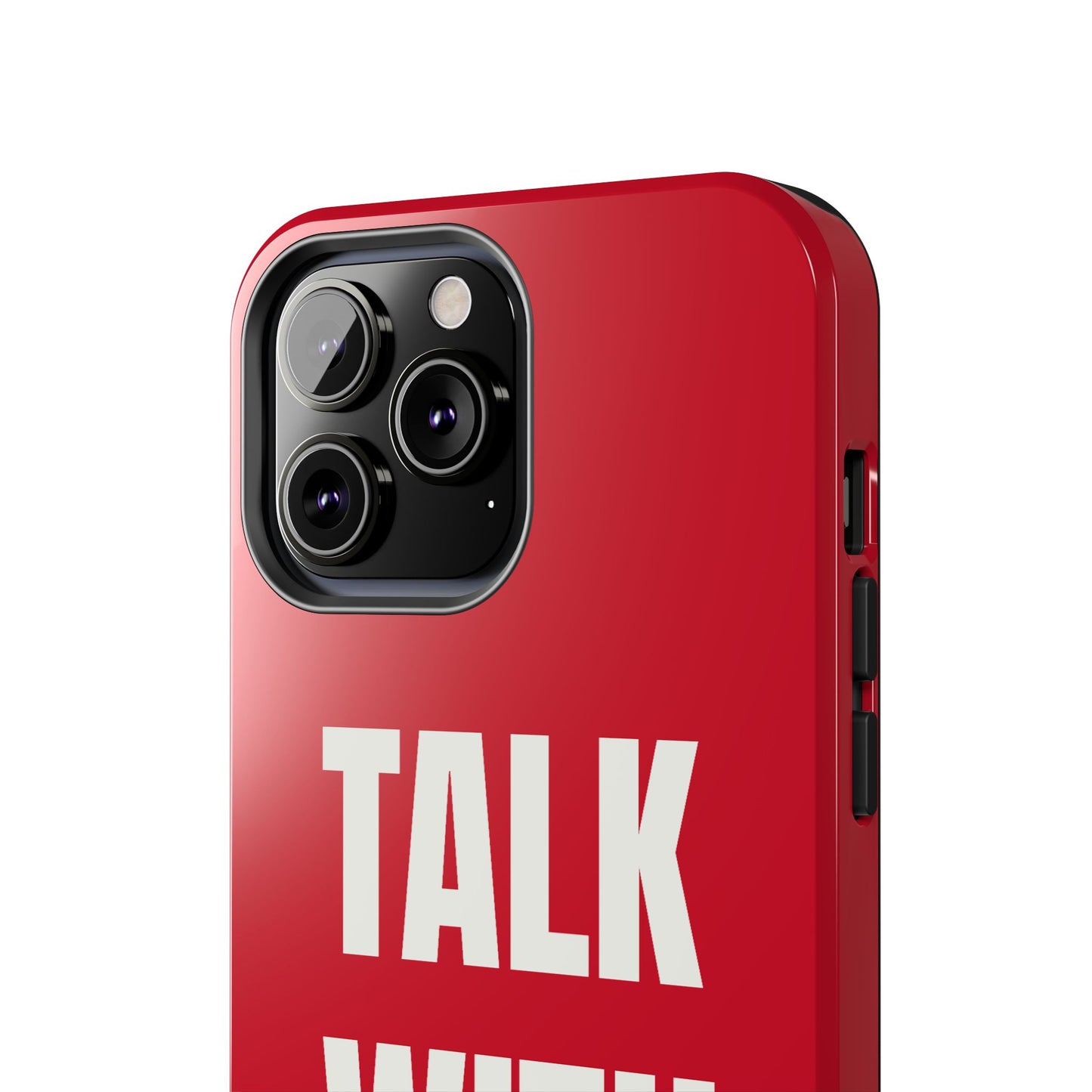 RED TALK WITH GOD Tough Phone Cases