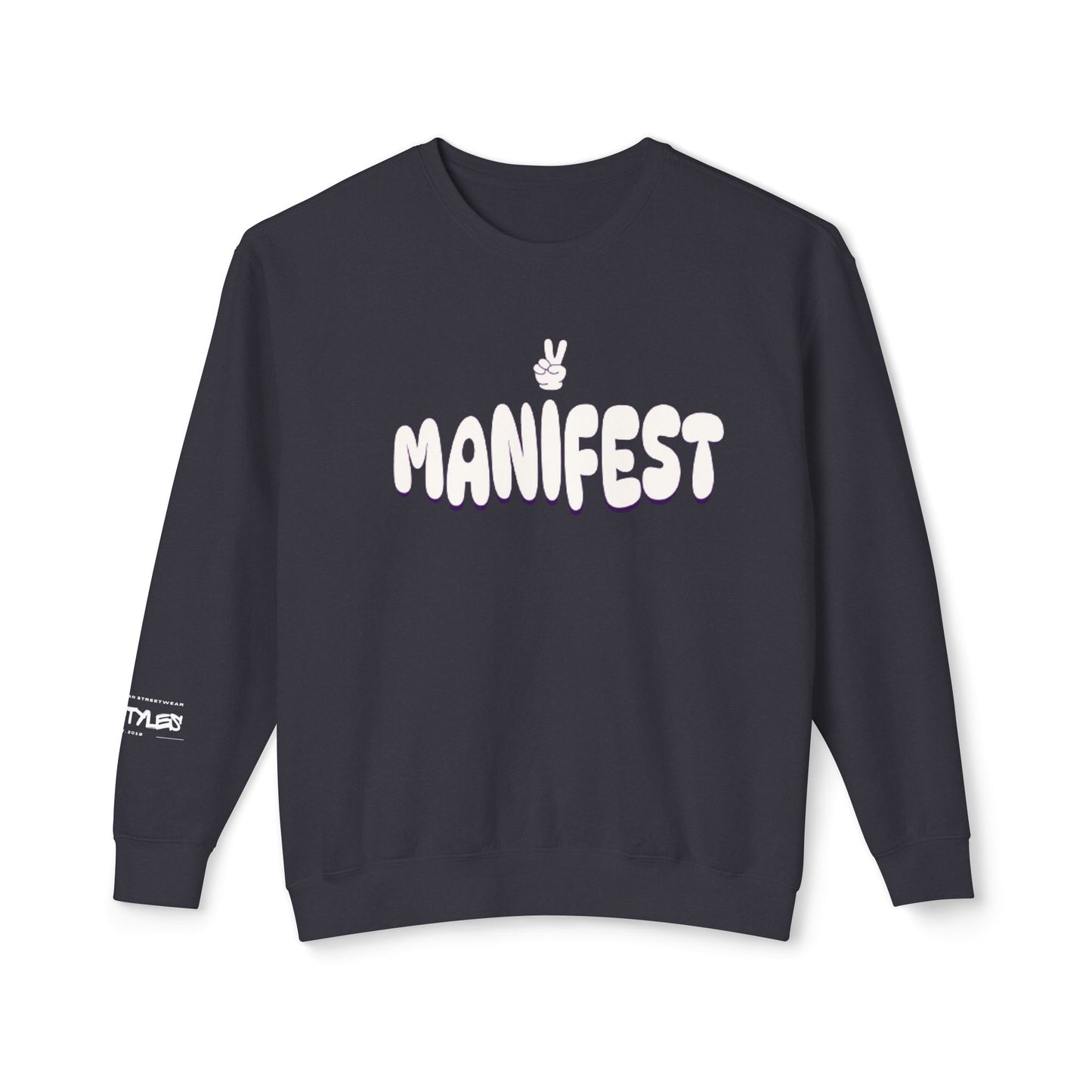 MANIFEST Unisex Lightweight Crewneck Sweatshirt