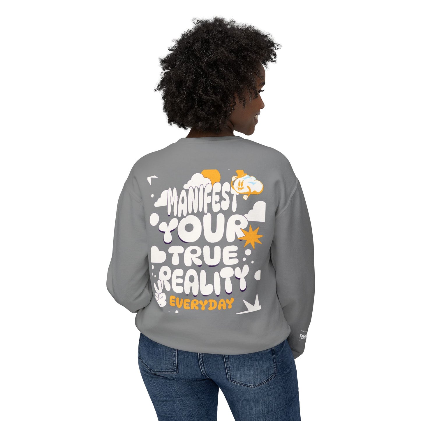 MANIFEST Unisex Lightweight Crewneck Sweatshirt