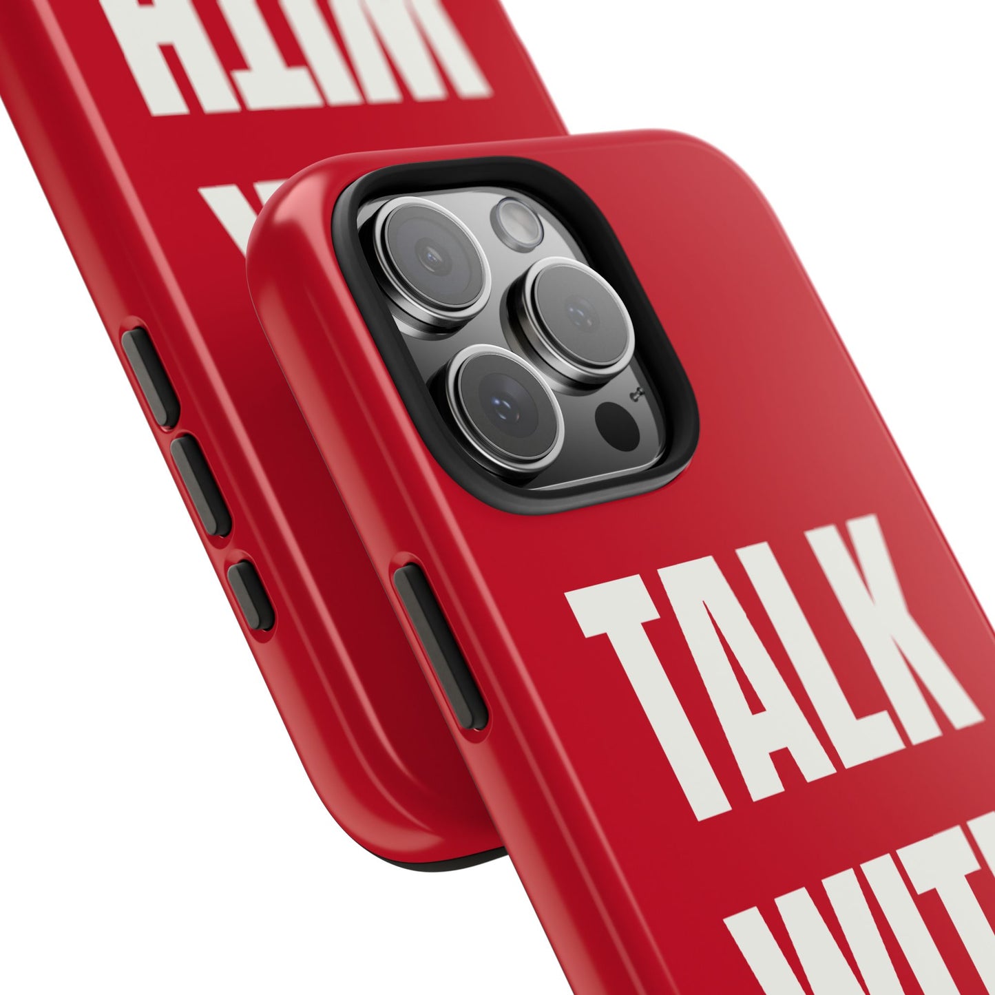 RED TALK WITH GOD Tough Phone Cases