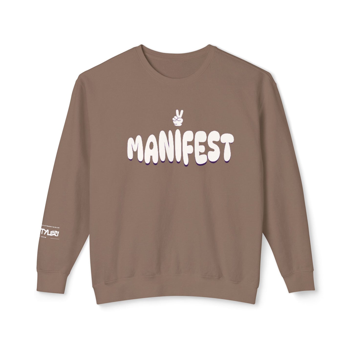 MANIFEST Unisex Lightweight Crewneck Sweatshirt