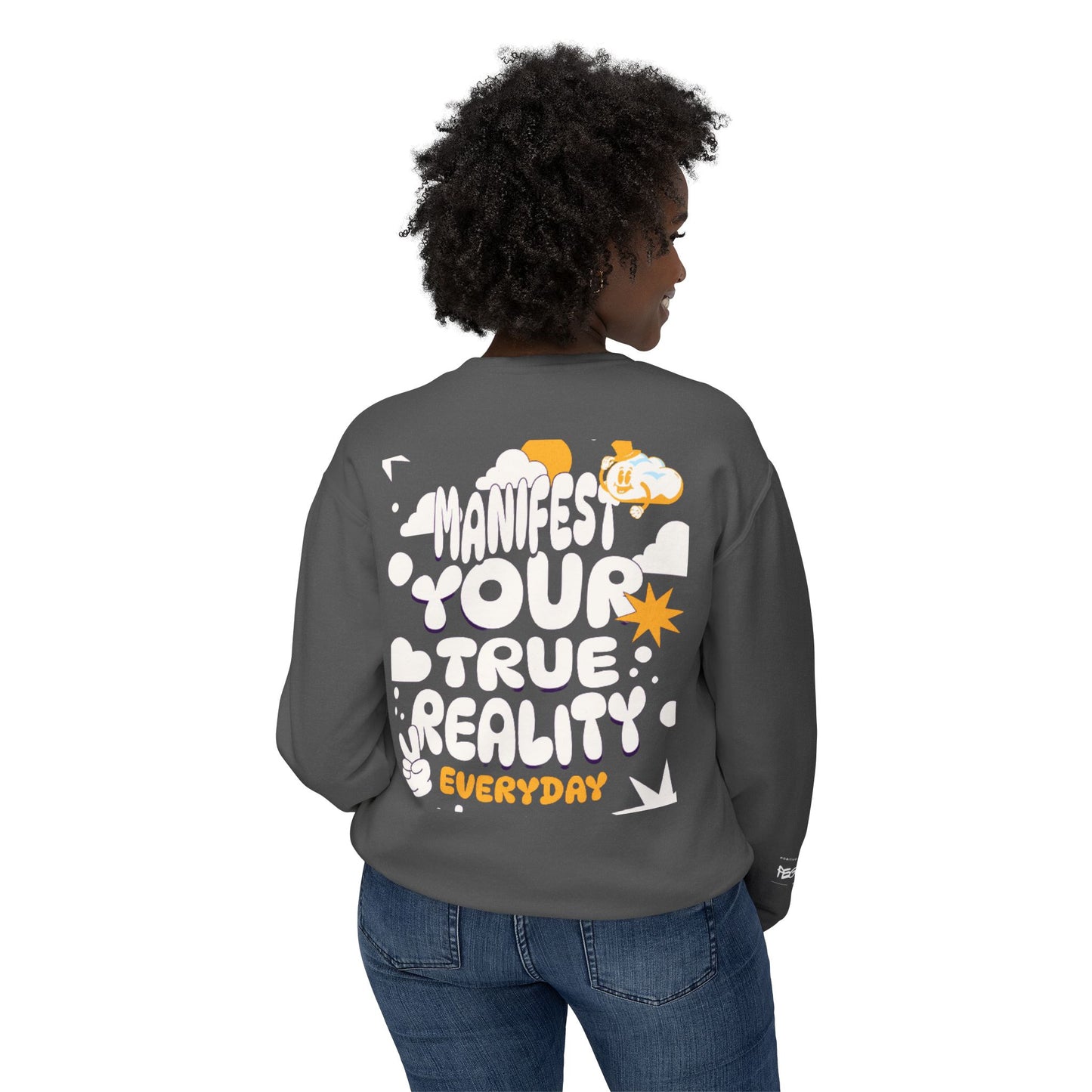 MANIFEST Unisex Lightweight Crewneck Sweatshirt