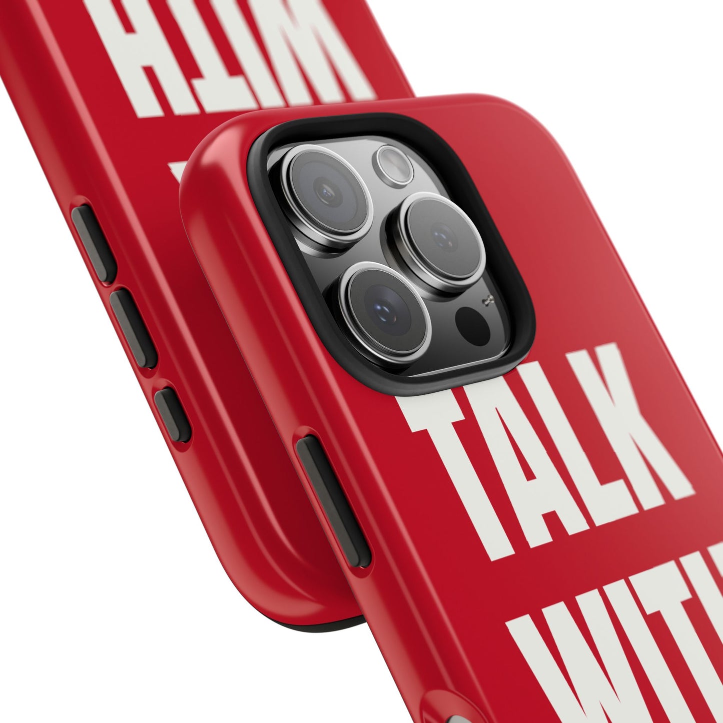 RED TALK WITH GOD Tough Phone Cases