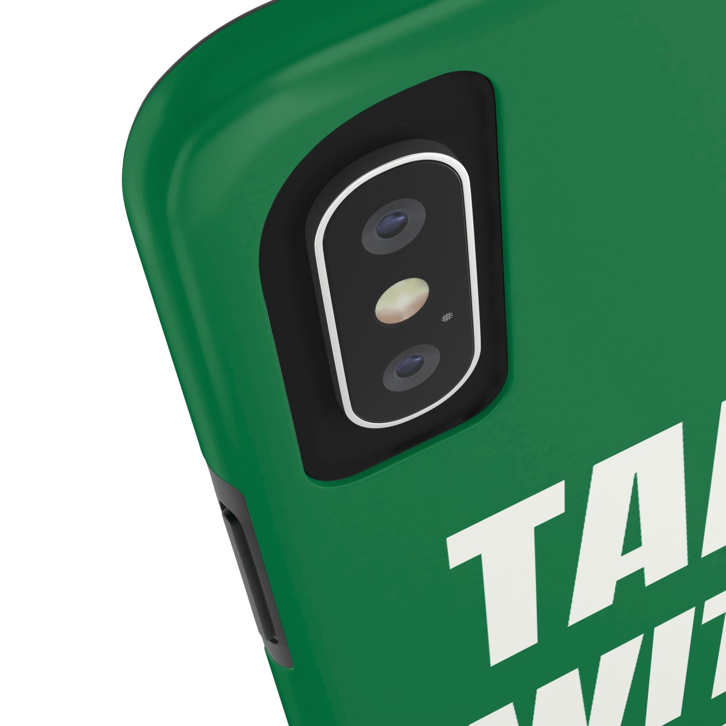 Green TALK WITH GOD Tough Phone Cases