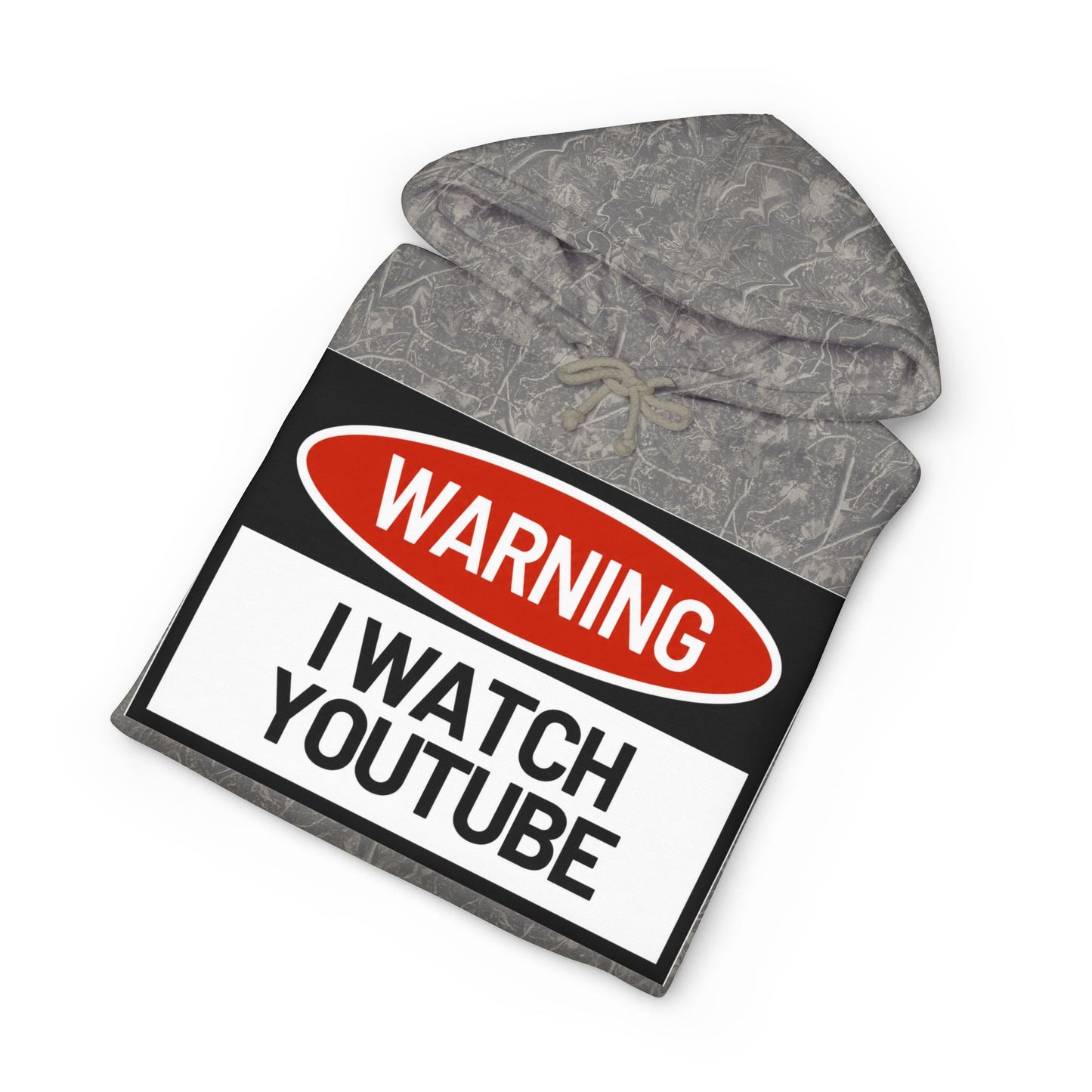 Warning: I Watch YouTube Pullover Hoodie