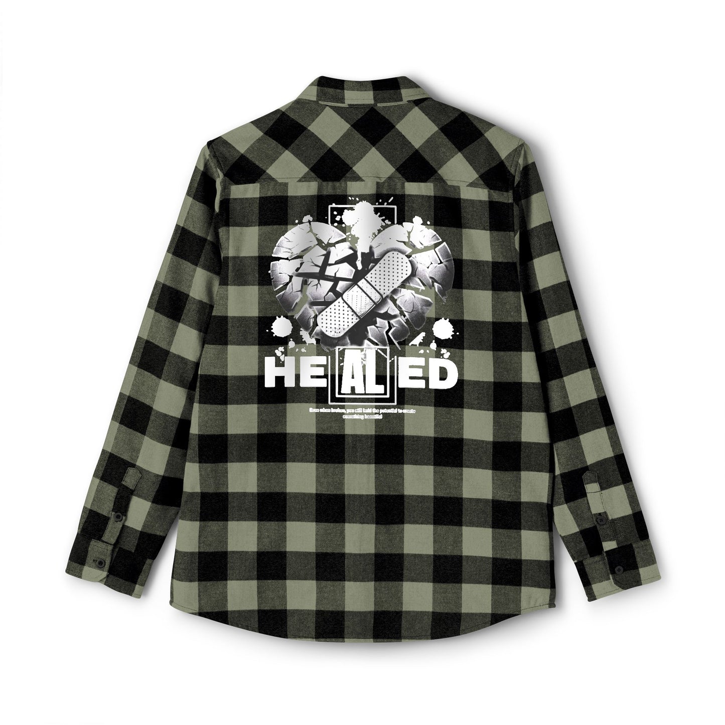 HEALED/HEART Unisex Flannel Shirt