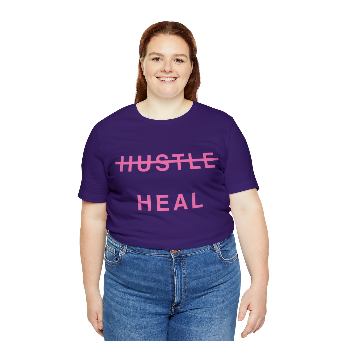 Unisex Jersey Short Sleeve DON’T JUST HUSTLE…HEAL Tee