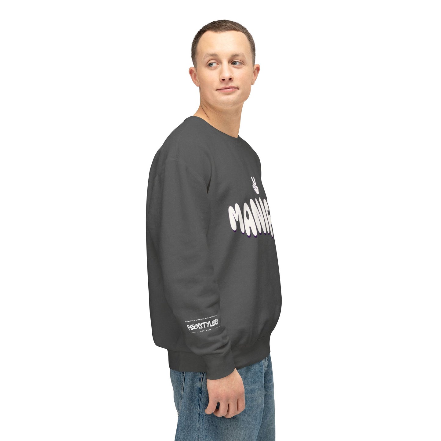 MANIFEST Unisex Lightweight Crewneck Sweatshirt