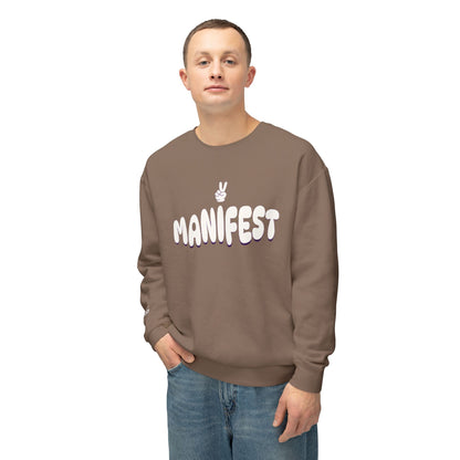 MANIFEST Unisex Lightweight Crewneck Sweatshirt