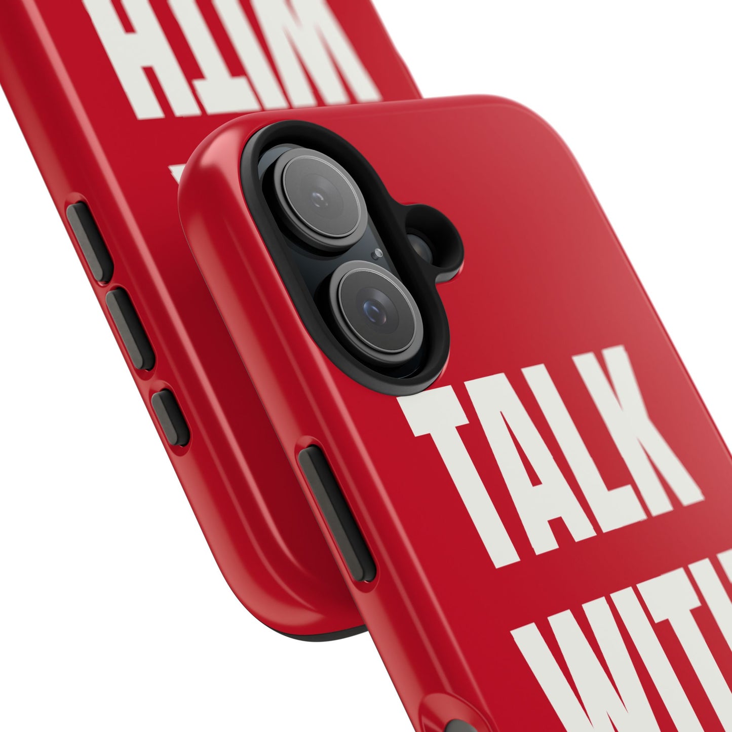 RED TALK WITH GOD Tough Phone Cases