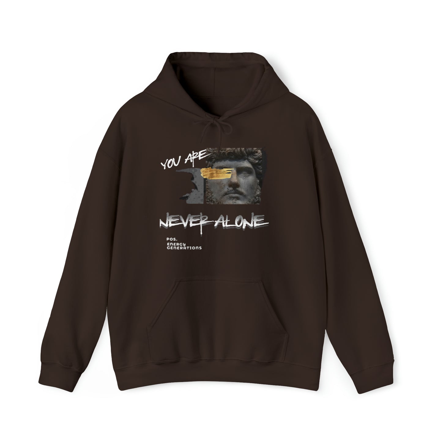 Unisex Heavy Blend™ YOU ARE NEVER ALONE Hooded Sweatshirt