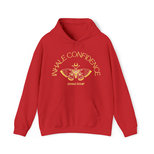 INHALE CONFIDENCE EXHALE DOUBT PULLOVER HOODIE