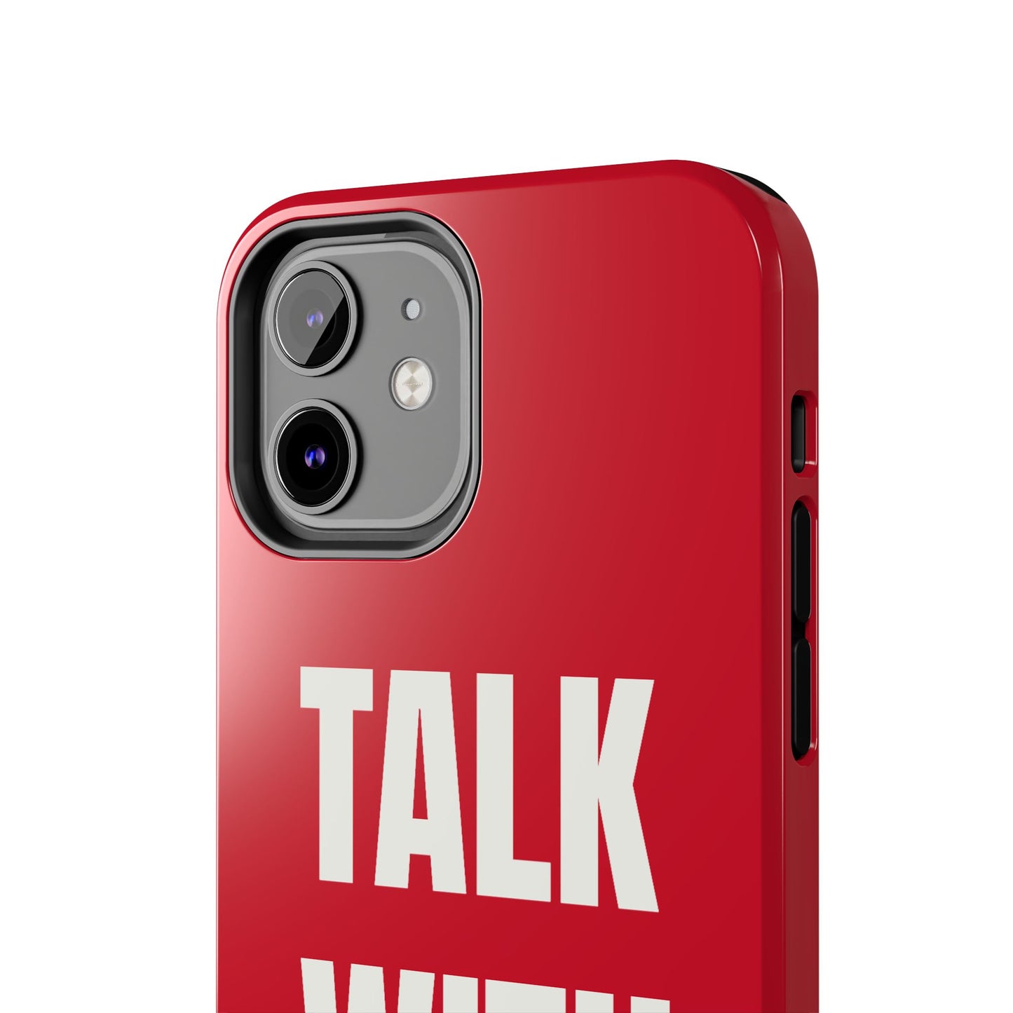 RED TALK WITH GOD Tough Phone Cases