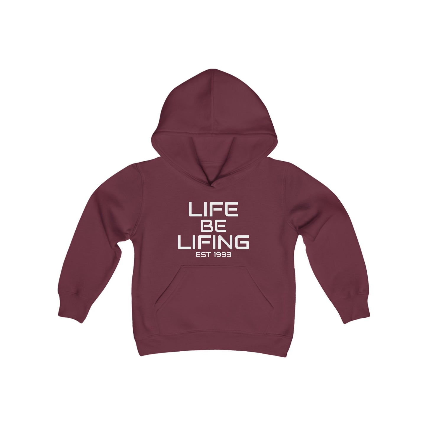 LIFE BE LIFING Youth Heavy Blend Hooded Sweatshirt