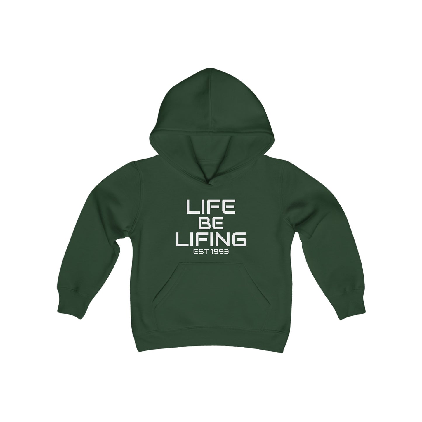 LIFE BE LIFING Youth Heavy Blend Hooded Sweatshirt