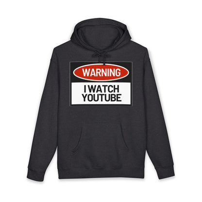 Warning: I Watch YouTube Pullover Hoodie