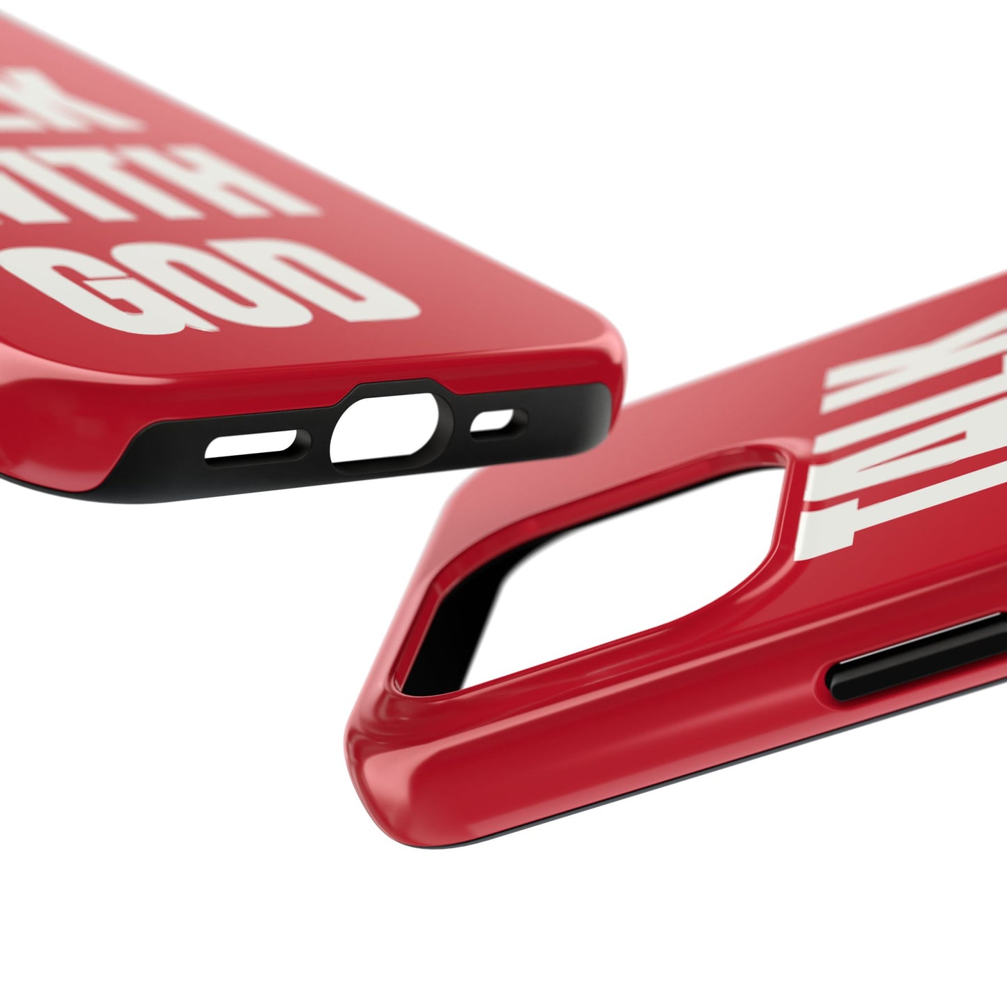 RED TALK WITH GOD Tough Phone Cases