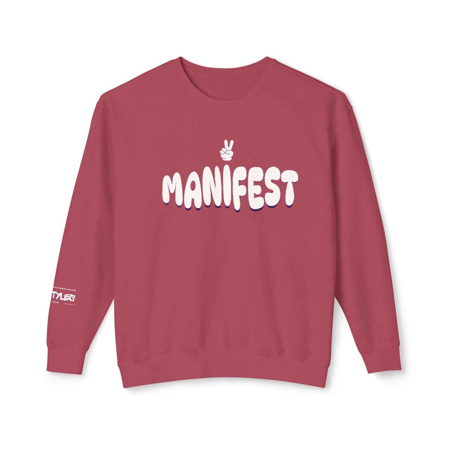 MANIFEST Unisex Lightweight Crewneck Sweatshirt