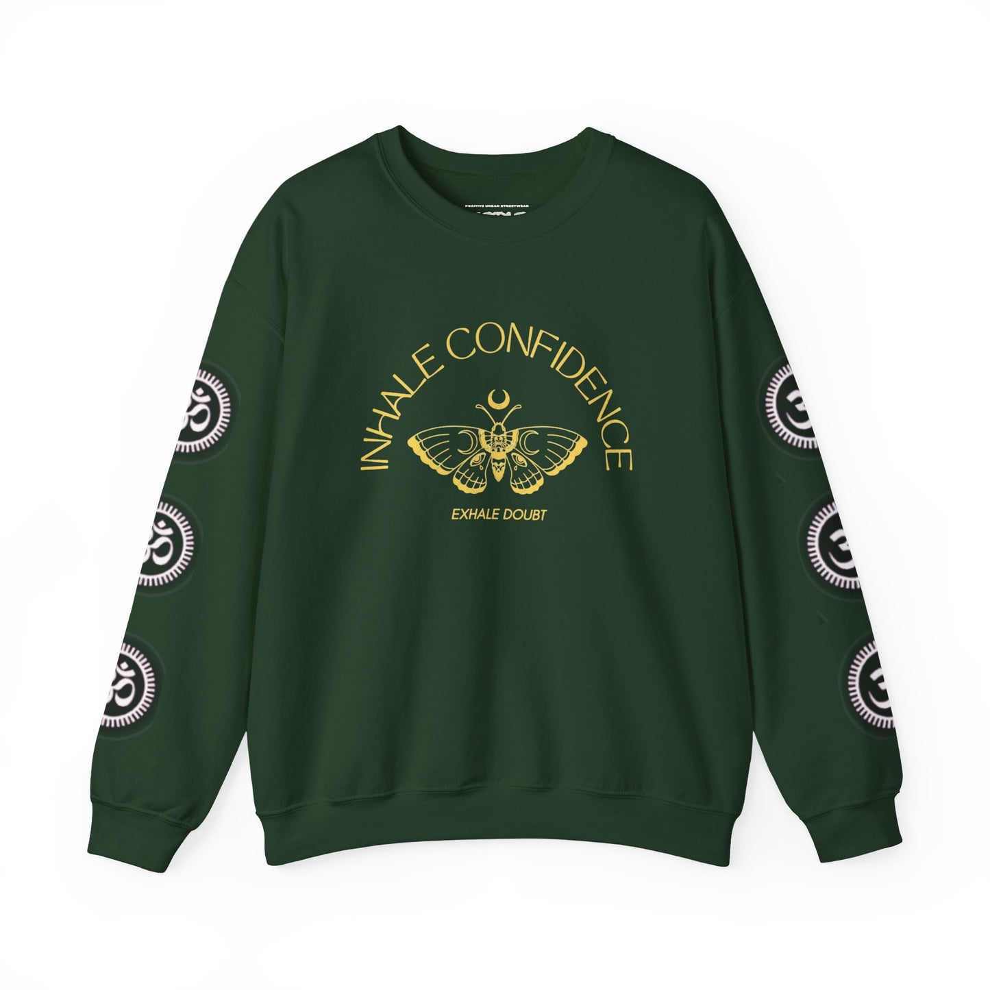 INHALE CONFIDENCE EXHALE DOUBT Unisex Heavy Blend™ Crewneck Sweatshirt