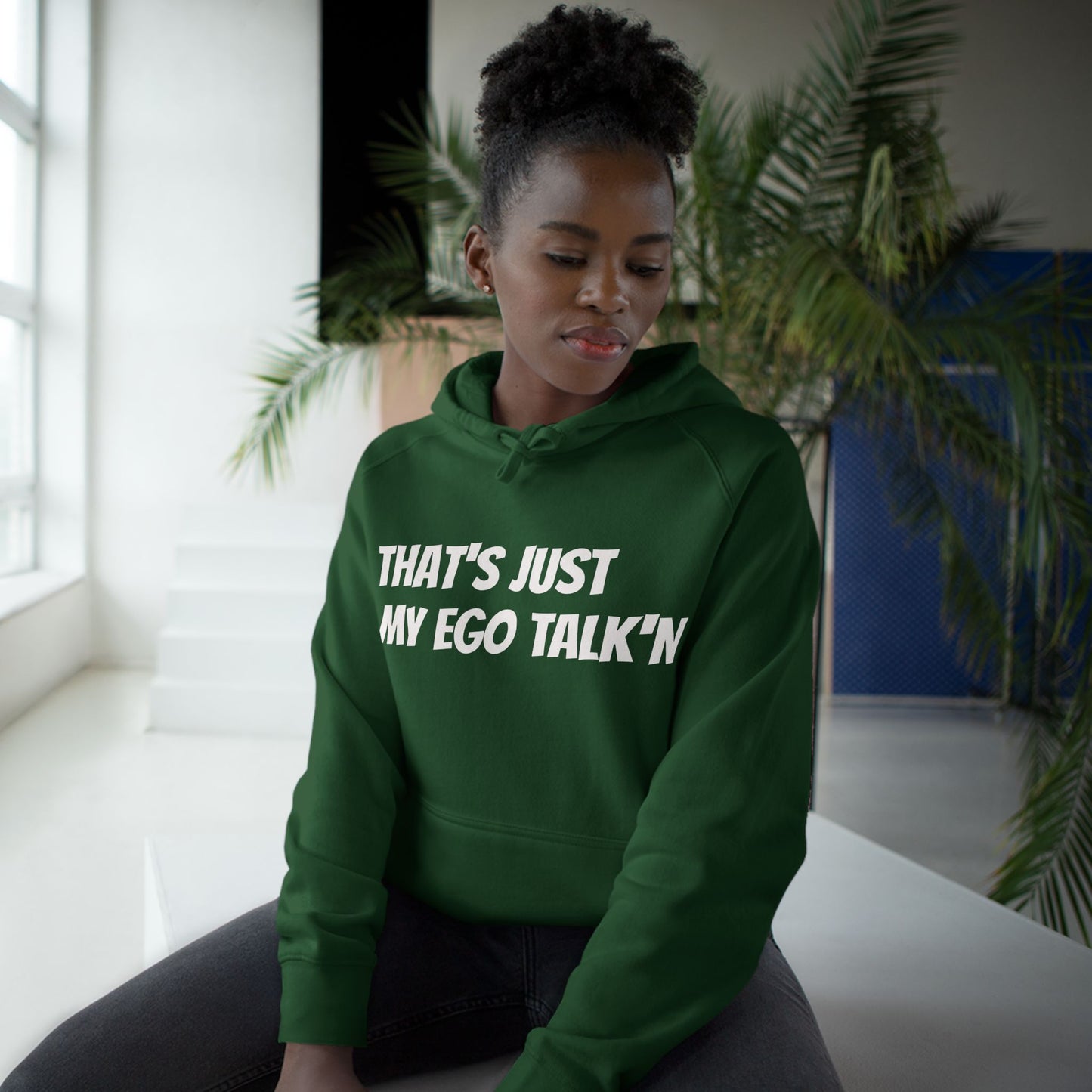 Altered Ego Hoodie — "Ego Talk" Graphic Hooded Sweatshirt