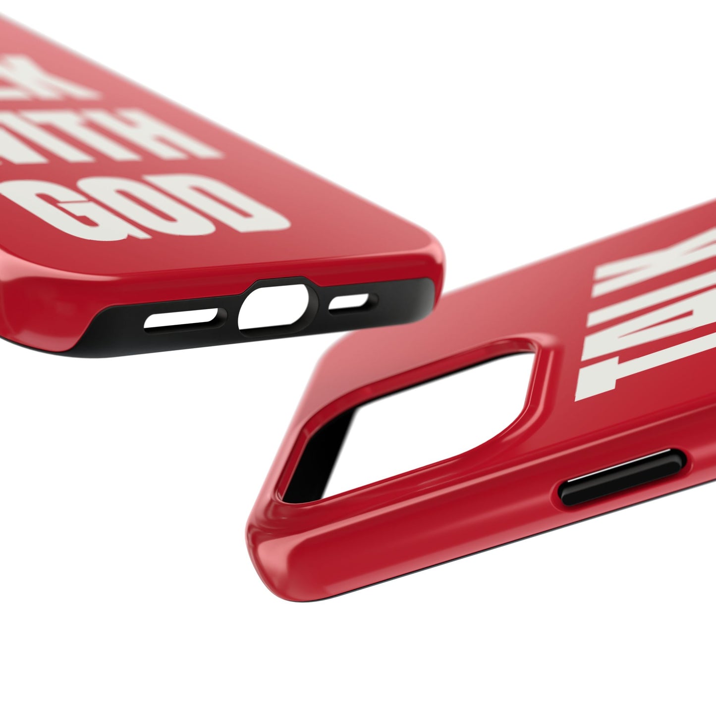 RED TALK WITH GOD Tough Phone Cases
