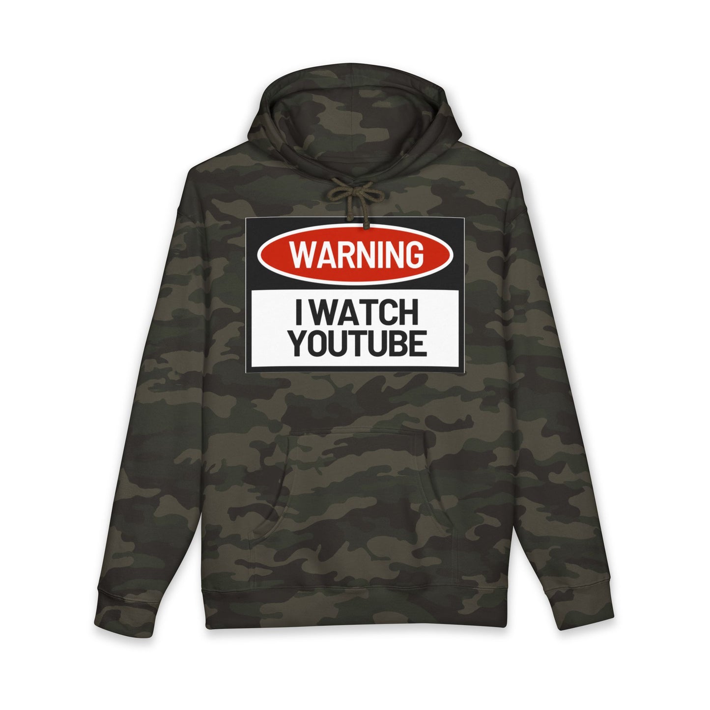 Warning: I Watch YouTube Pullover Hoodie