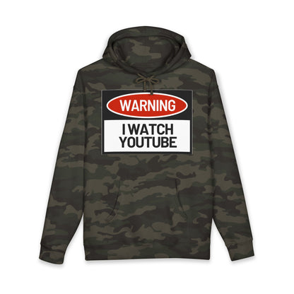 Warning: I Watch YouTube Pullover Hoodie