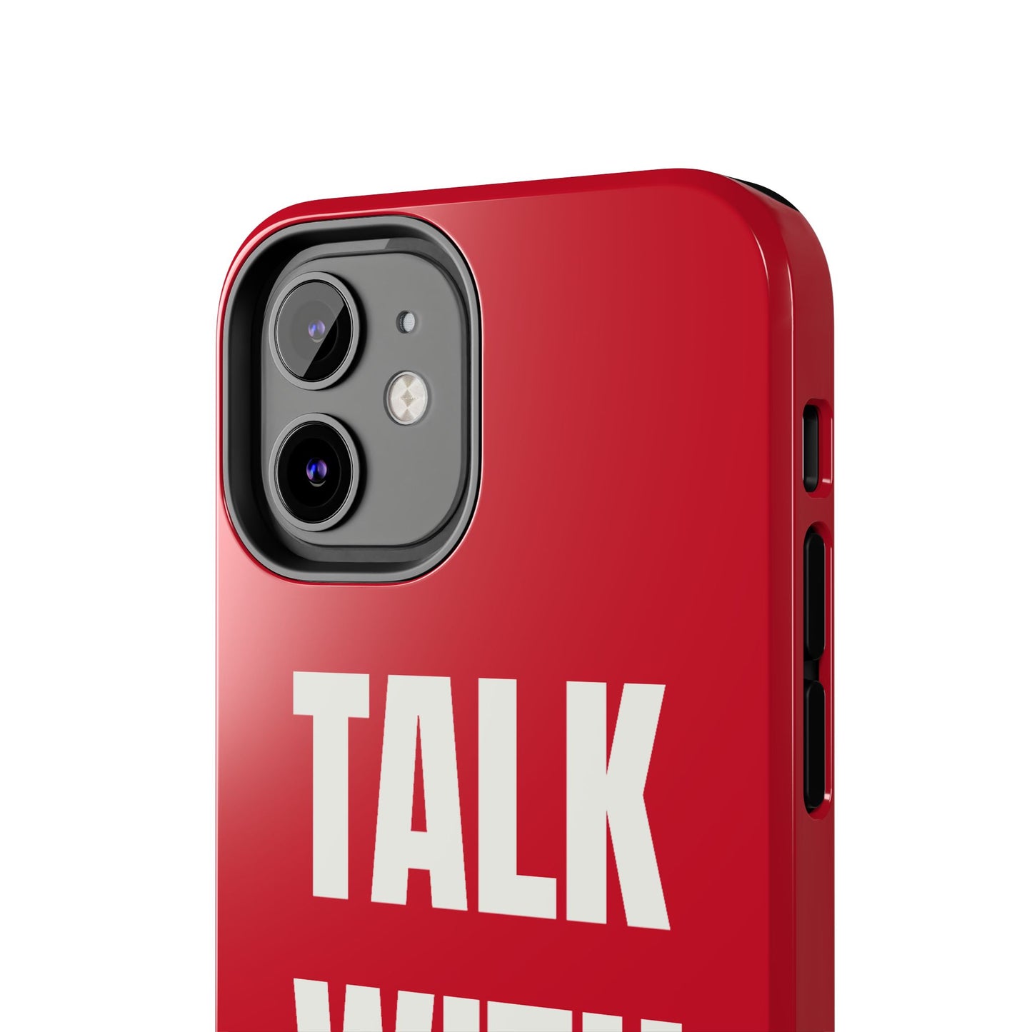 RED TALK WITH GOD Tough Phone Cases