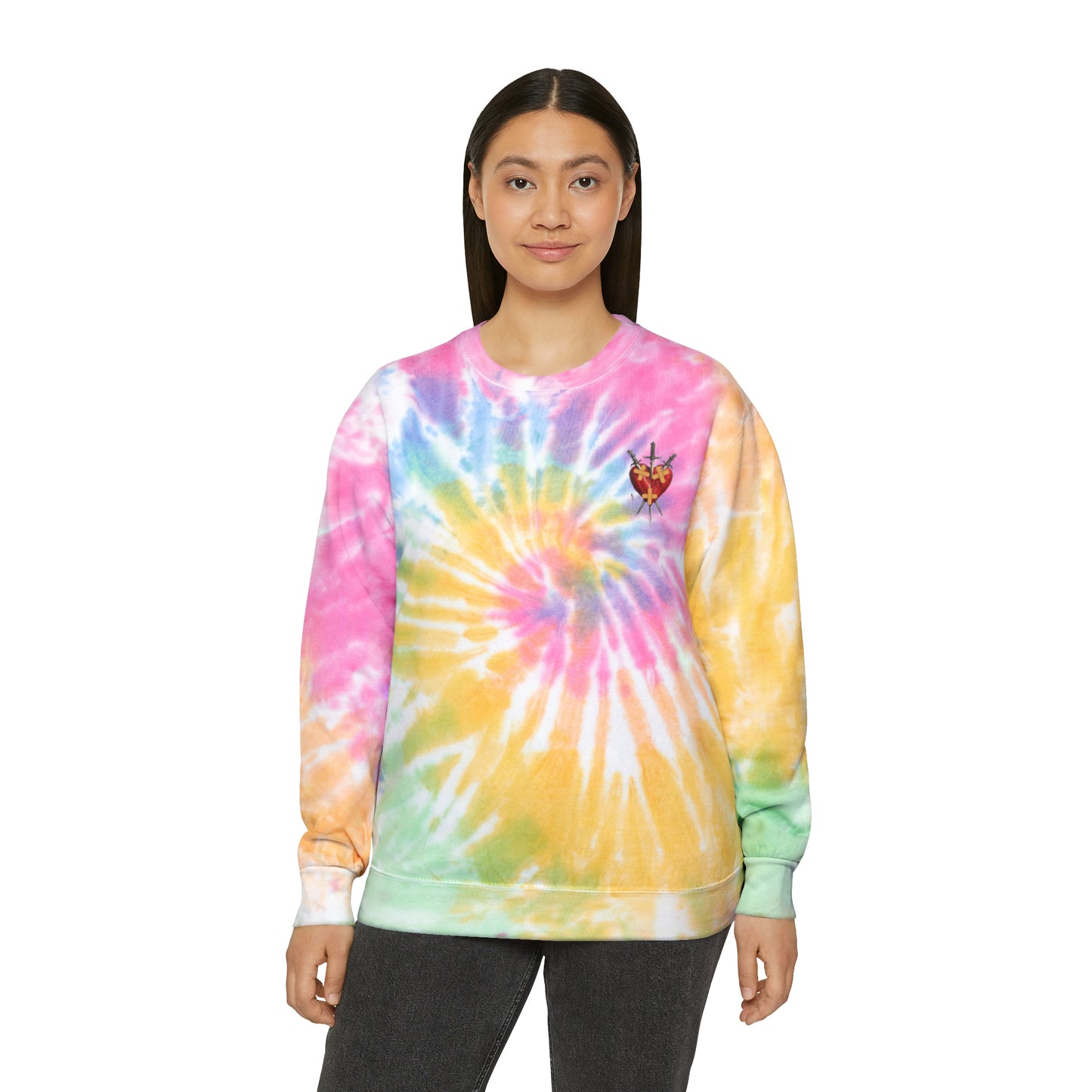 Unisex HEAL Tie-Dye Sweatshirt