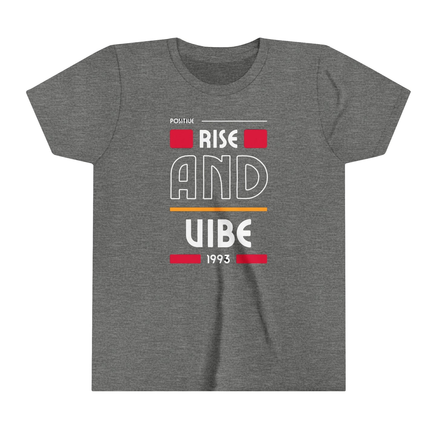 RISE AND VIBE Youth Short Sleeve Tee