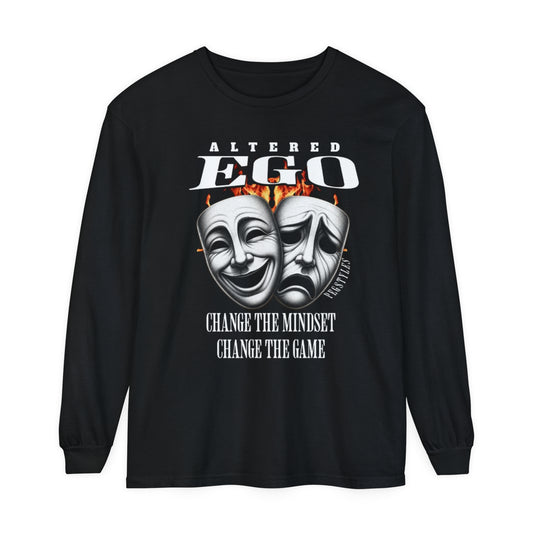 ALTERED EGO Unisex Garment-dyed Long Sleeve T-Shirt