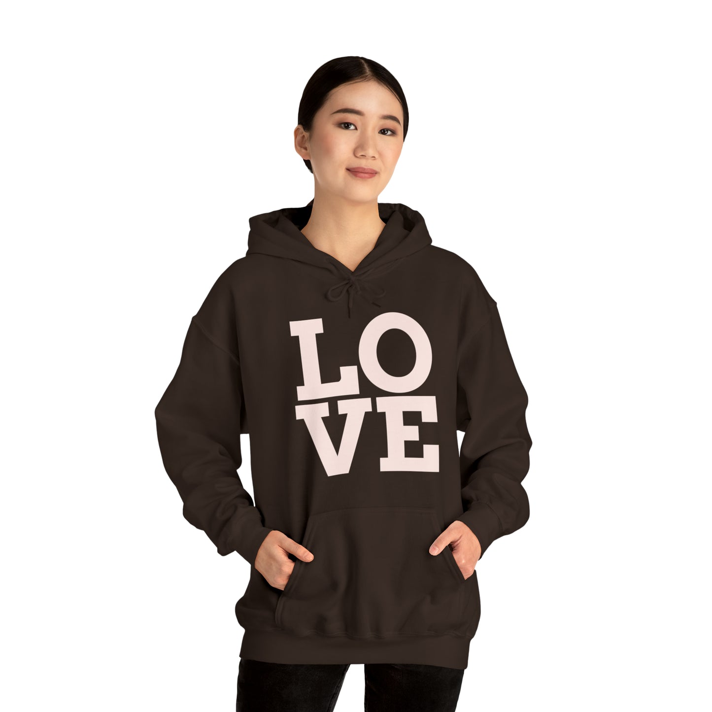 Unisex Heavy Blend™  LOVE Hooded Sweatshirt