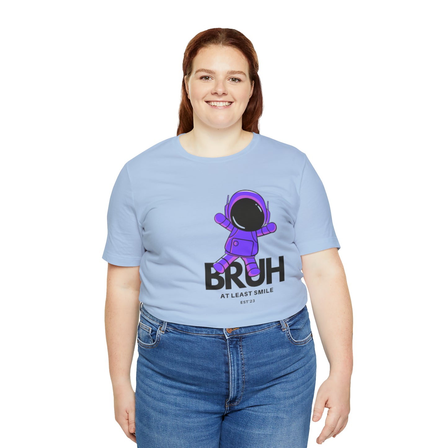 Unisex Jersey Short Sleeve  BRUH JUST SMILE Tee