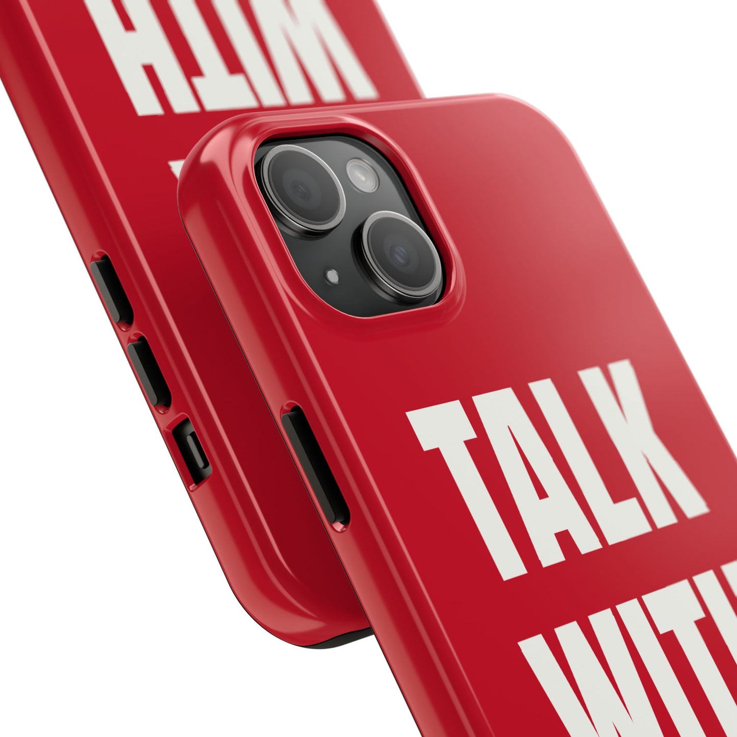 RED TALK WITH GOD Tough Phone Cases