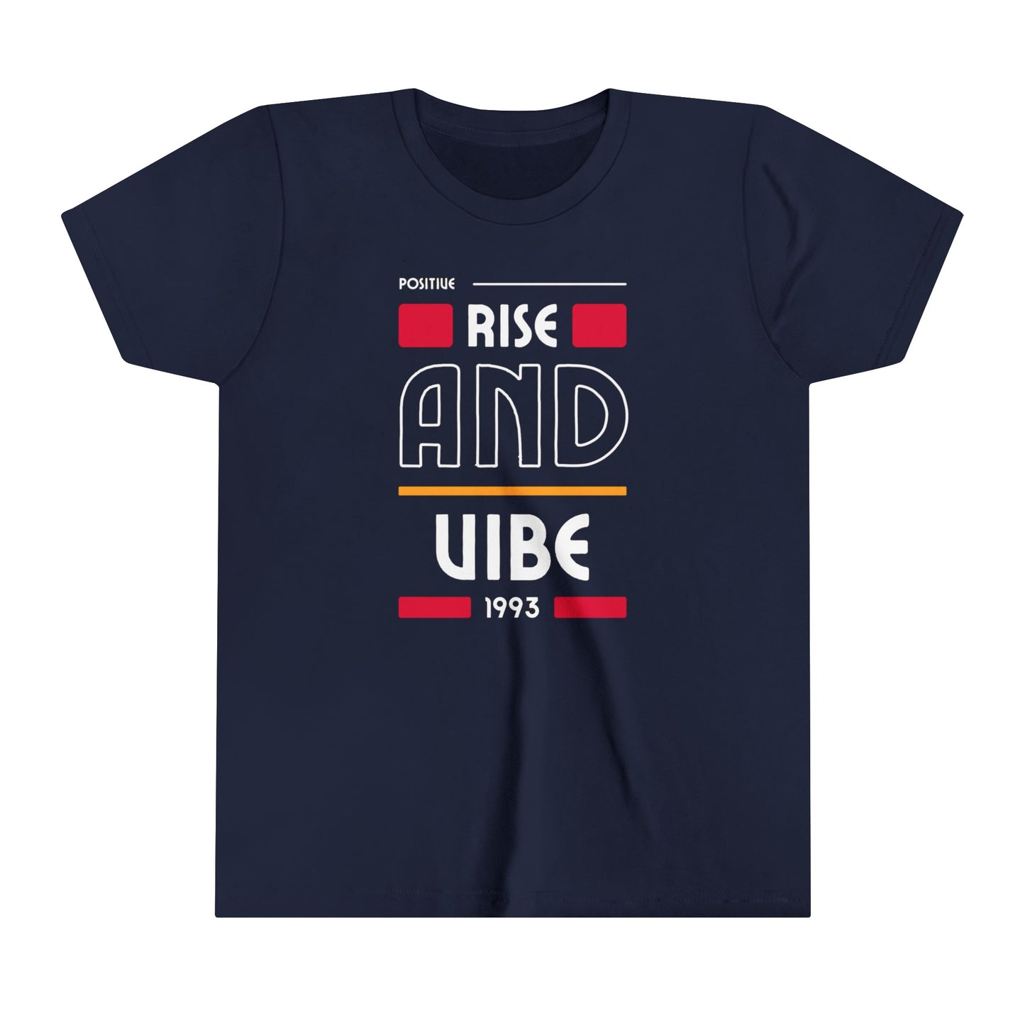 RISE AND VIBE Youth Short Sleeve Tee