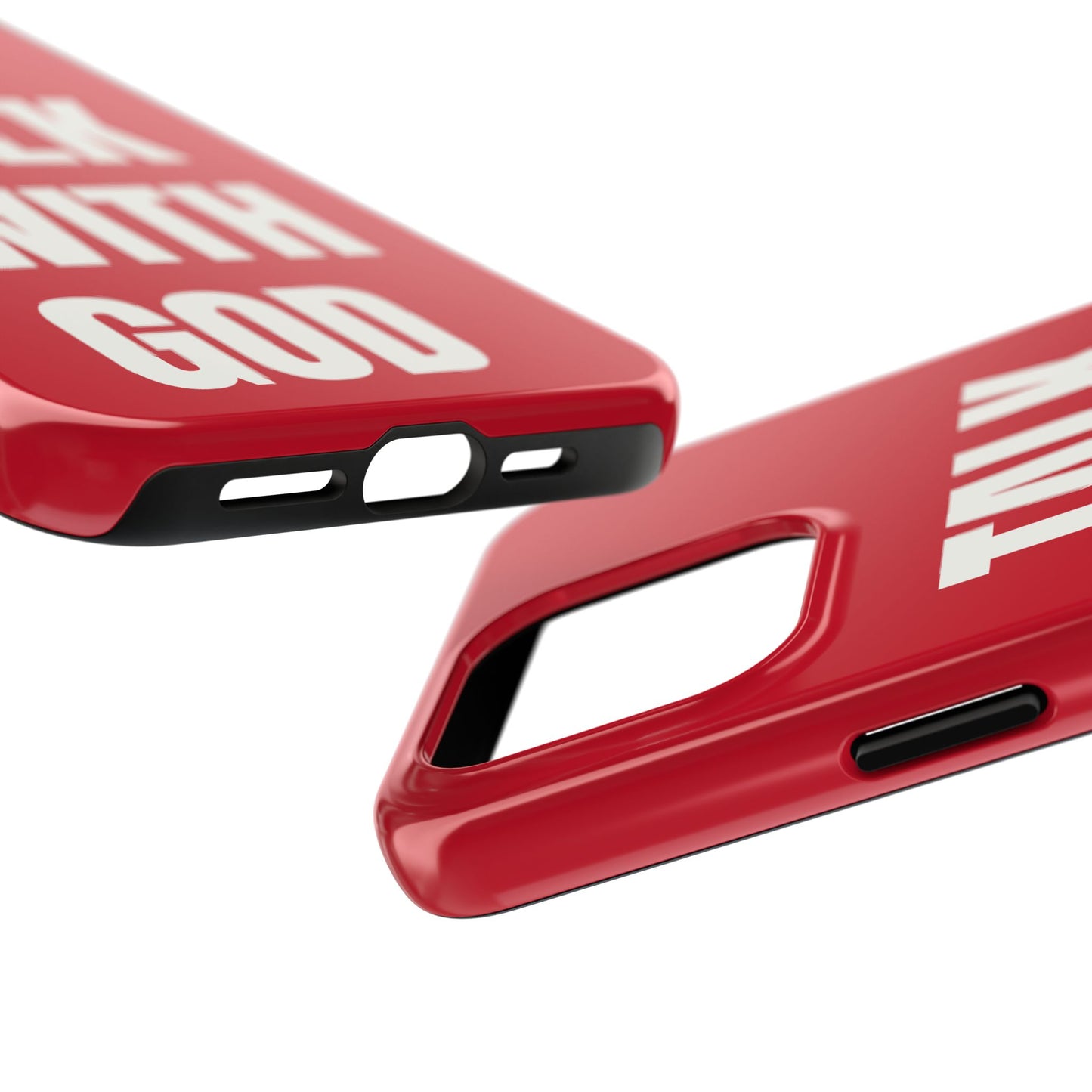 RED TALK WITH GOD Tough Phone Cases