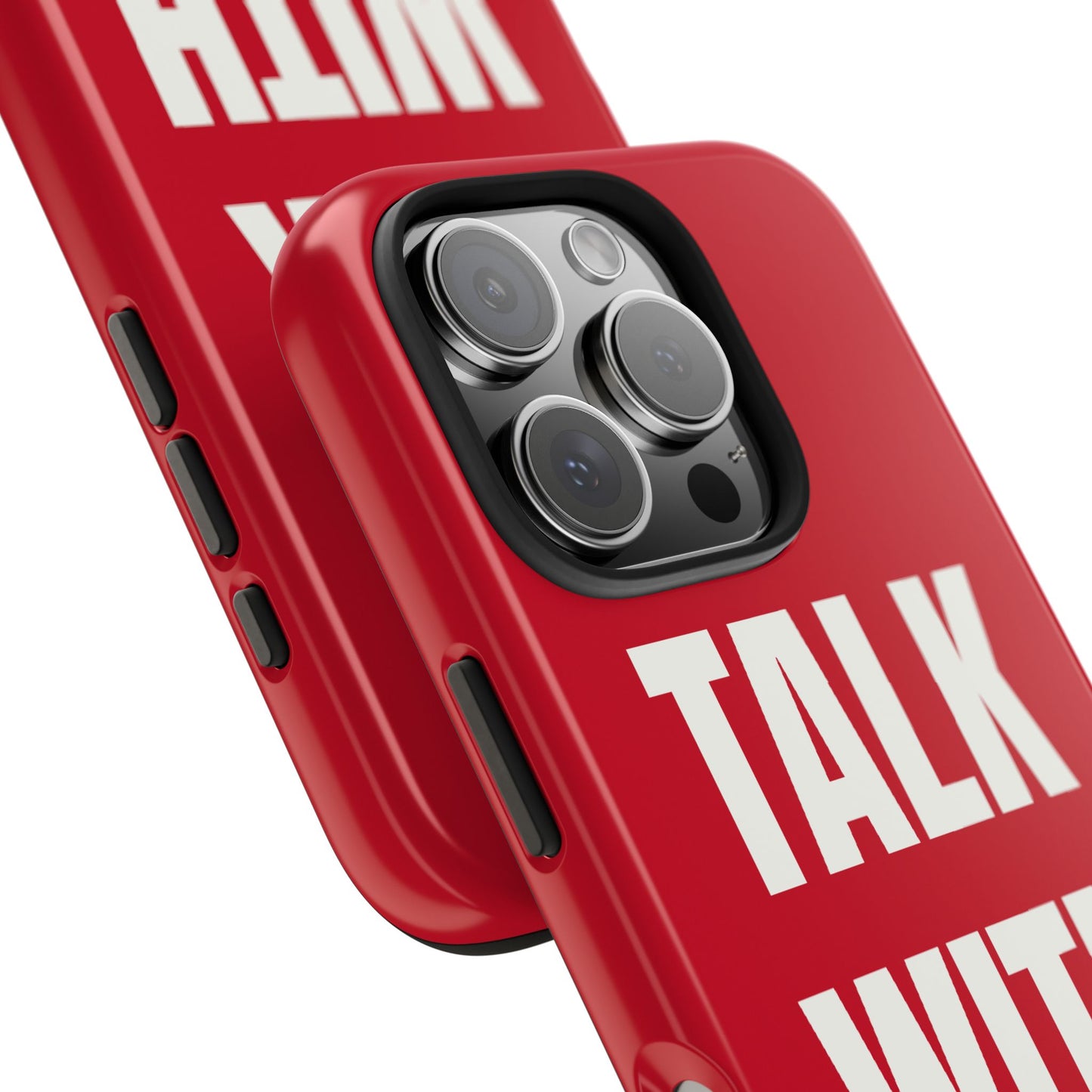 RED TALK WITH GOD Tough Phone Cases