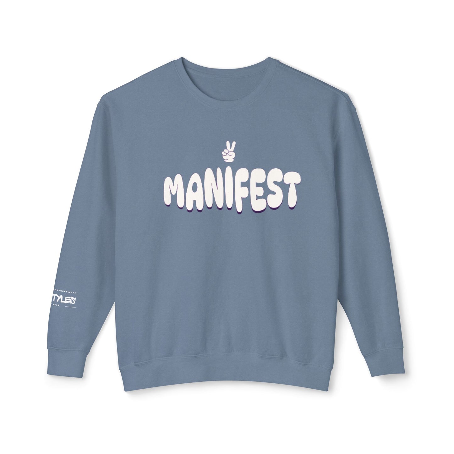 MANIFEST Unisex Lightweight Crewneck Sweatshirt