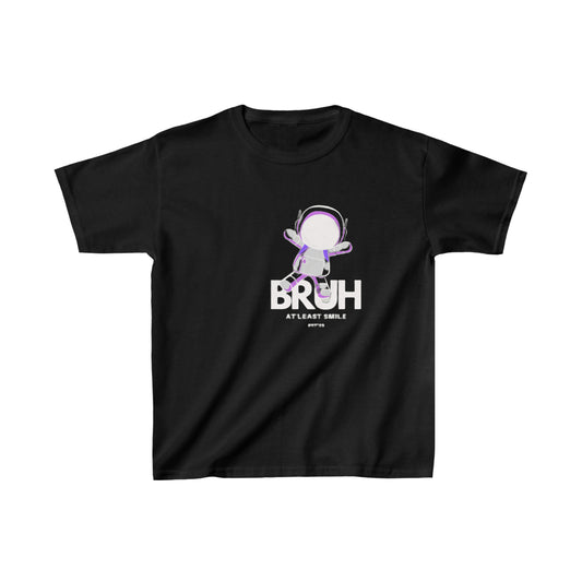 Kids Heavy Cotton™  BRUH JUST SMILE Tee