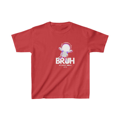 Kids Heavy Cotton™  BRUH JUST SMILE Tee