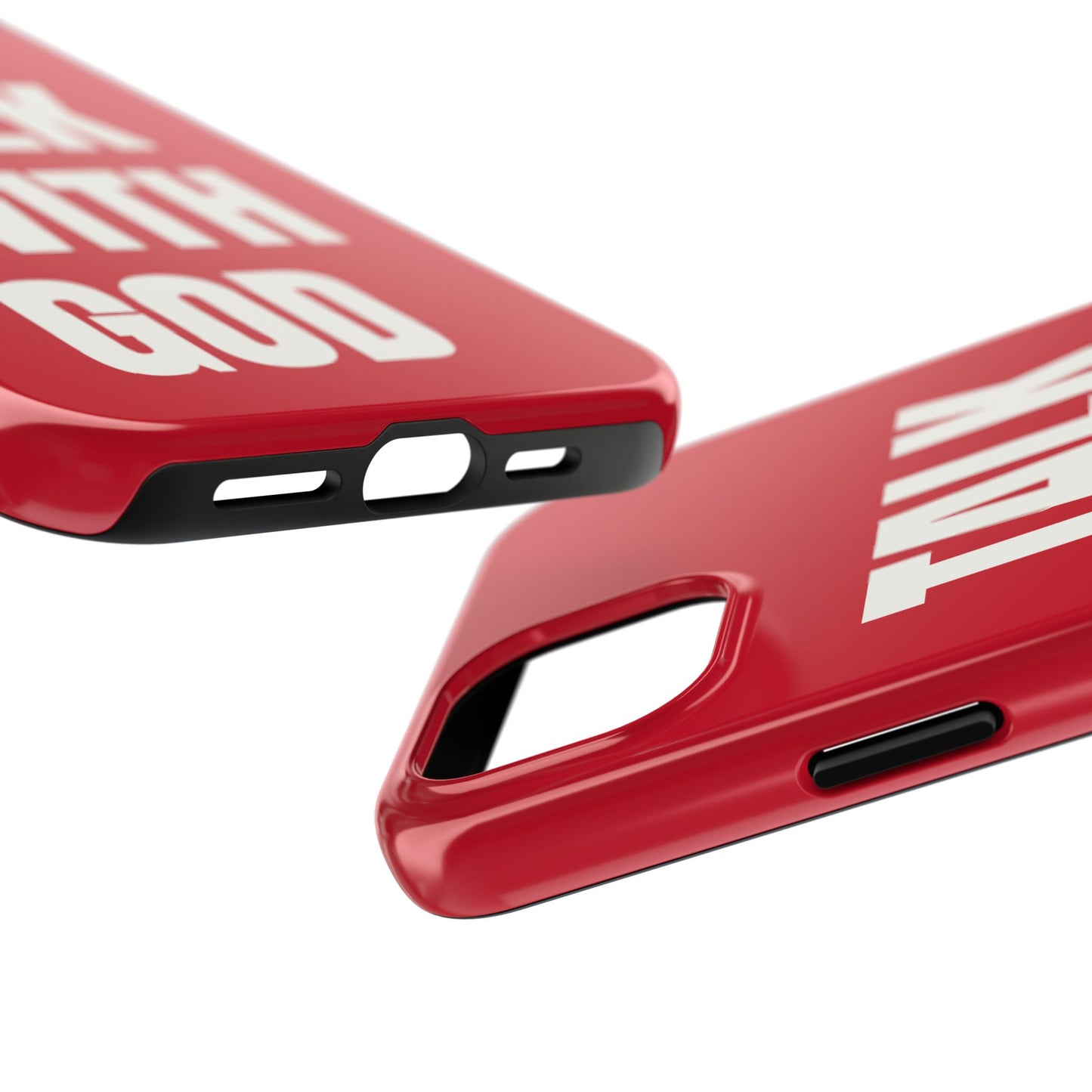RED TALK WITH GOD Tough Phone Cases