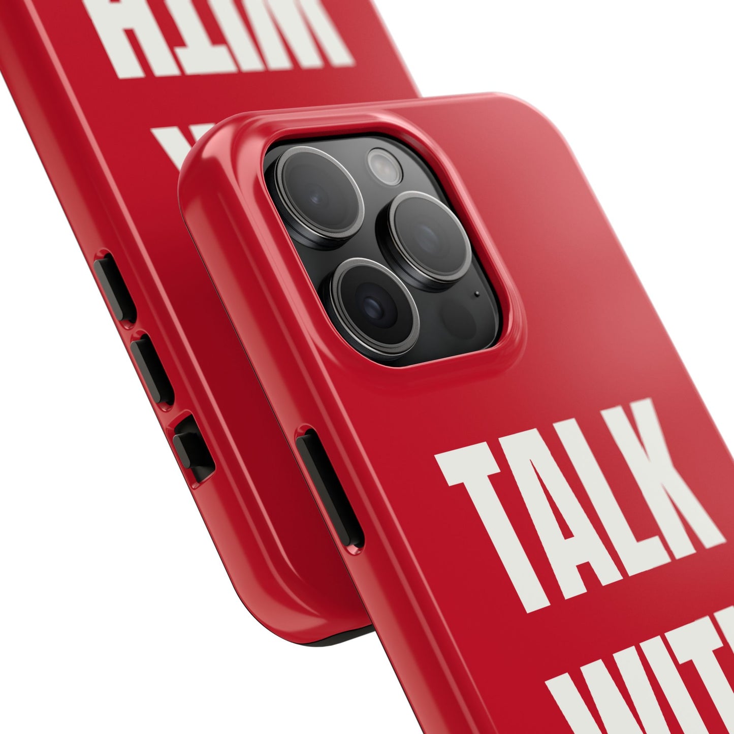 RED TALK WITH GOD Tough Phone Cases