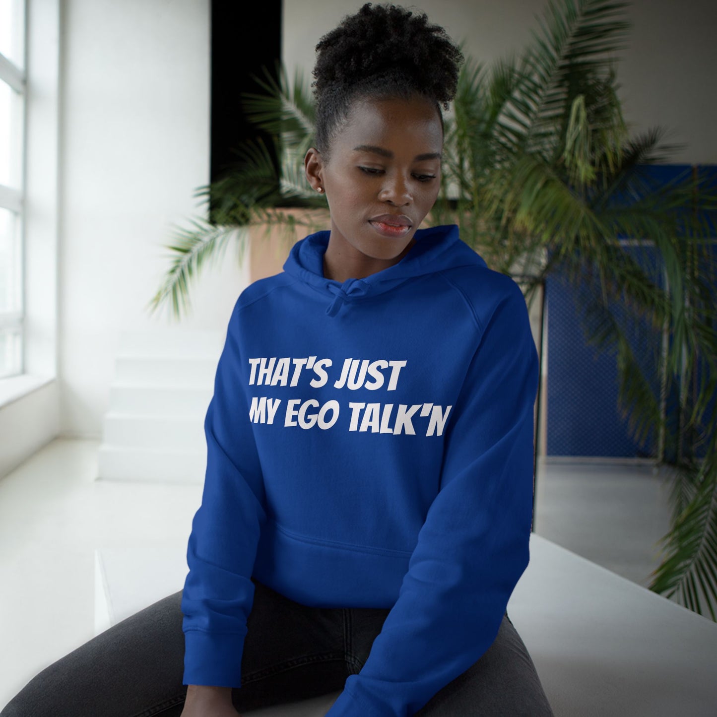 Altered Ego Hoodie — "Ego Talk" Graphic Hooded Sweatshirt