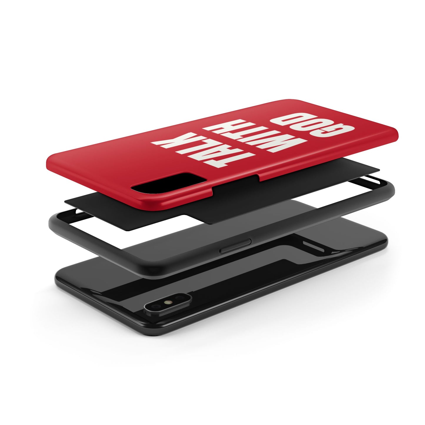 RED TALK WITH GOD Tough Phone Cases