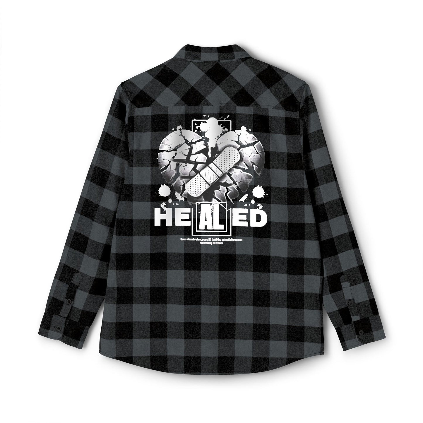 HEALED/HEART Unisex Flannel Shirt